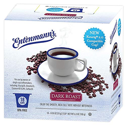 Entenmanns Single Serve Coffee, 18 count box Dark Roast