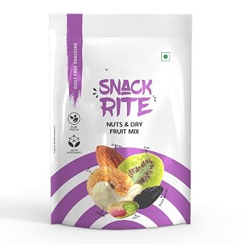 Nuts and Dry Fruits Mix Almond Kernel, Cashew, Pista, Anjeer Diced, Kiwi Diced, Black Raisin - Pack of 1 | Dried fruits | Mixes dry fruits | Any Time Snack | Trail Mixes -150 gm
