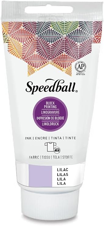 Speedball Fabric Block Printing Ink, 2.5-Ounce, Lilac
