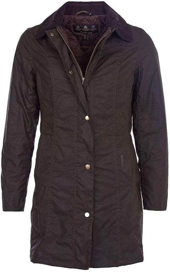 Barbour Women's Belsey Wax Jacket in Olive