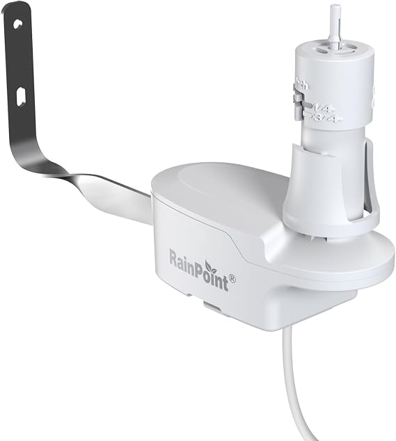 RAINPOINT Rain Sensor for ITV156/256 Water Timer, Automatic Rain Shutoff for Garden & Lawn Irrigation Timers, Adjustable Rain Sensitivity, Auto Reset After Rain