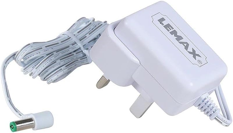 Lemax Village Collection 4.5V Power Adaptor, 1 Output, White, #74254