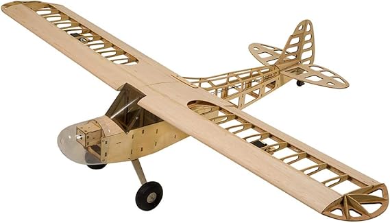 DW Hobby Balsa Wood Electric Airplane 1.2M Piper Cub J3 (S0801)