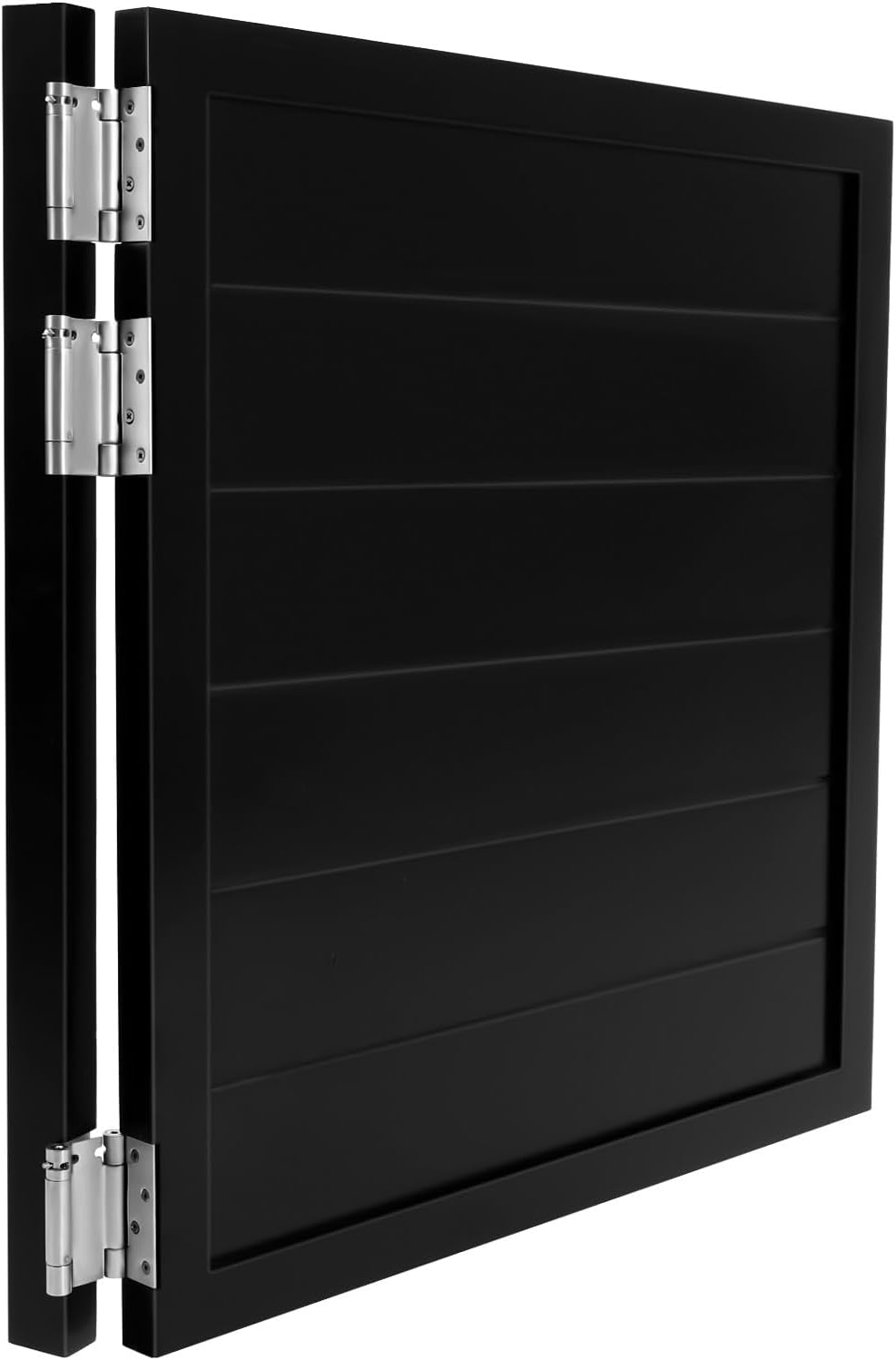 35.4  35.4in Cafe Door Swinging Door, Saloon Interior Solid Wood Swing Door, Bar Porch Entrance Counter Swinging Door Includes Hinges for Kitchen Shop Entrance Black
