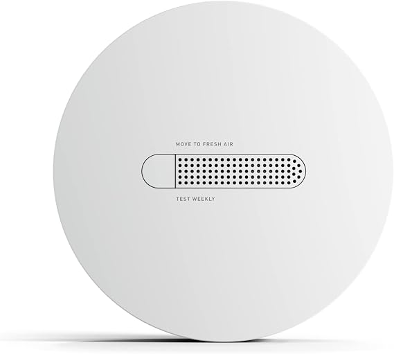 SimpliSafe Smoke & Carbon Monoxide Detector, Battery Powered, 1 Count