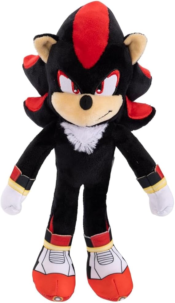 JAKKS Pacific Sonic The Hedgehog 3 Movie Shadow 9" Plush Toy 2024