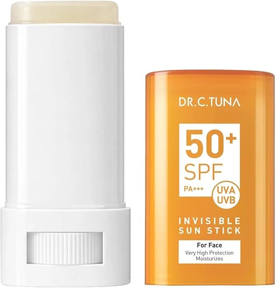 Dr. C. Tuna Invisible Sun Stick, SPF 50+, PA+++, UVA/UVB Protection, Moisturising Face Sunscreen