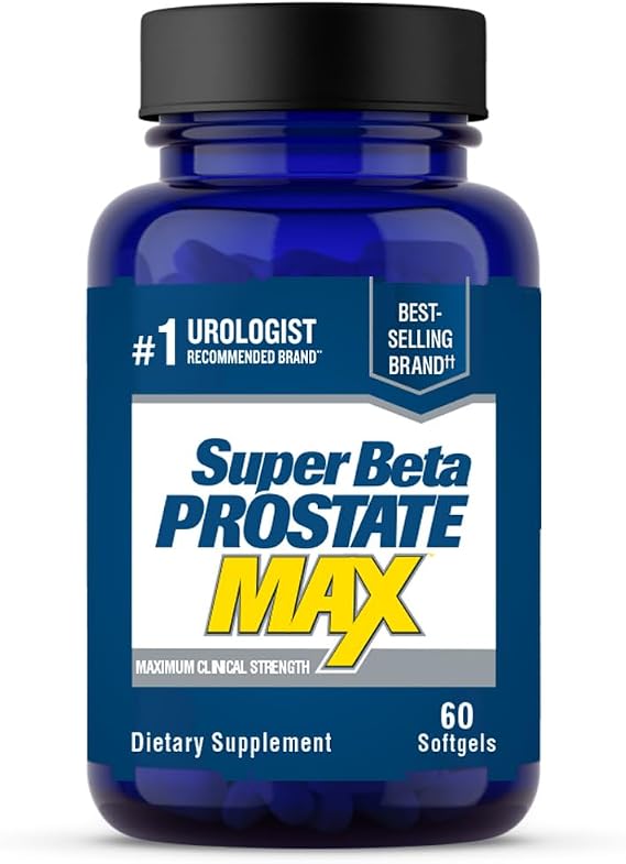 SUPER BETA PROSTATE Max - Prostate Health Supplements for Men, 60ct