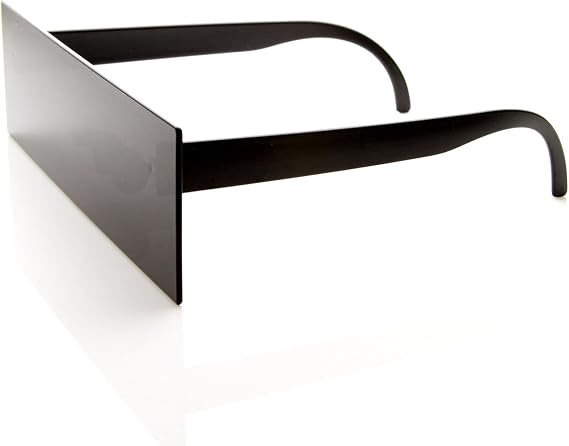 zeroUV Internet Censorship One-Piece Black Bar Novelty Sunglasses