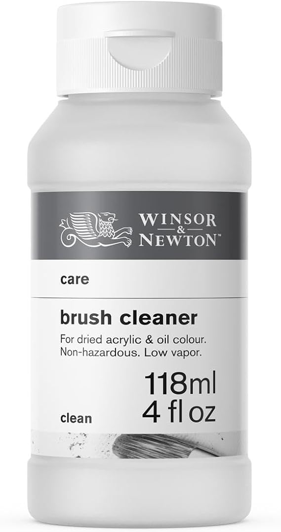 Winsor & Newton Brush Cleaner & Restorer, 4.0-oz Bottle