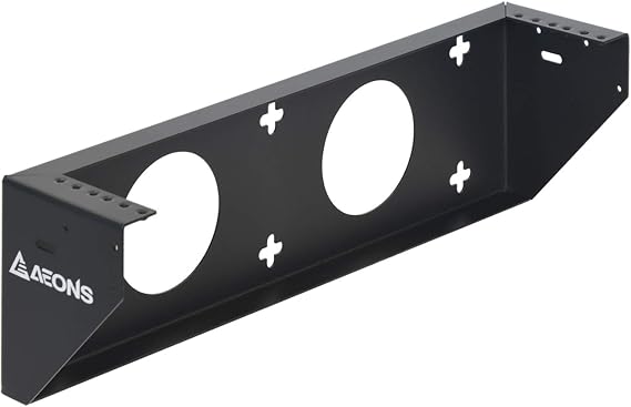 AEONS 2U 19-Inch Vertical Wall Mount Bracket Server Rack for Computer Network IT Equipment