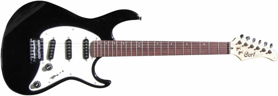 G200Bk Electric Guitar, Black, Power Sound (SSS) Electric Guitar, Powersound (SS), Black