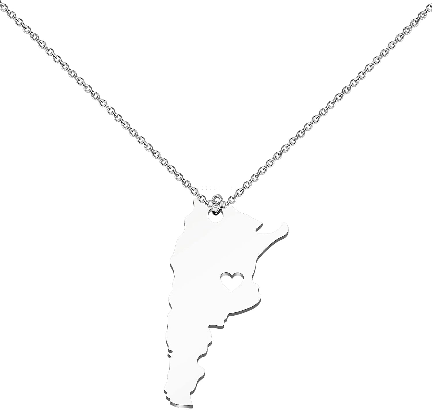 KEYCHIN Argentina Necklace Argentina Inspired Gifts Argentina Country Map Pendent Jewelry For Friend Family