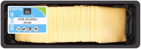 Chef's Larder Mild Cheddar Slices 1kg x 1