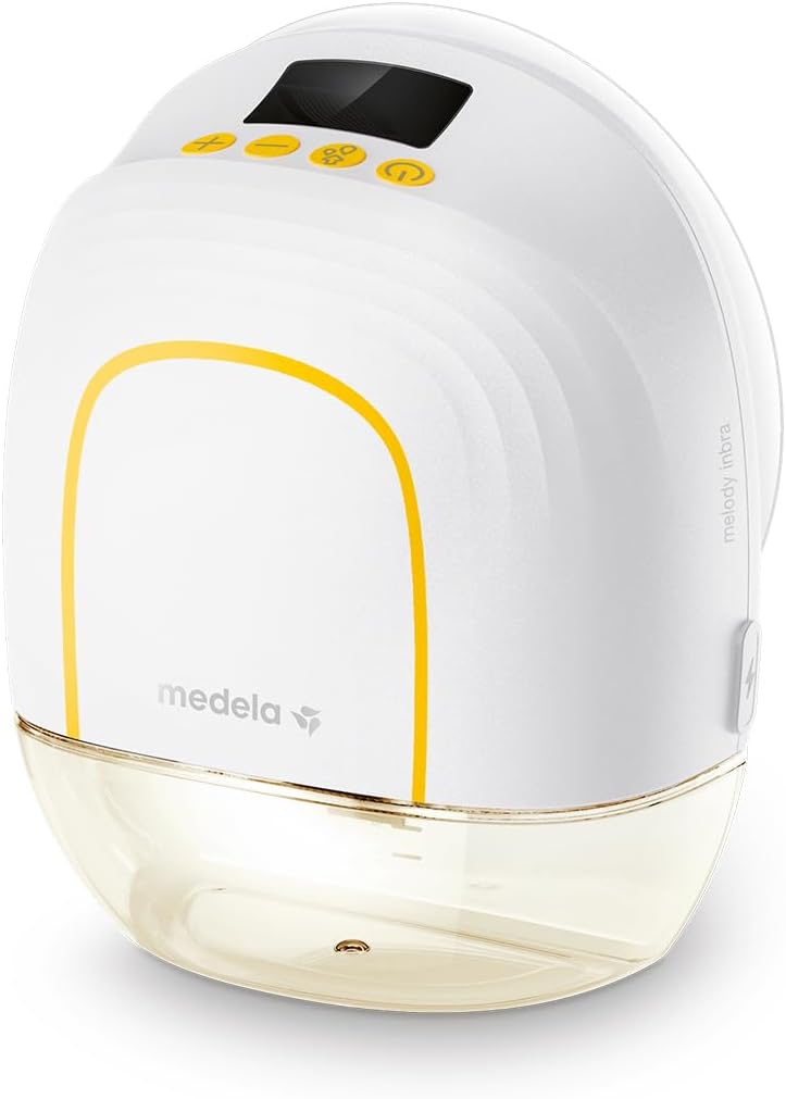Medela Melody InBra Wearable Single Breast Pump, Hands-Free - Ultra-Soft Fit, Easy Pump&Store, All-in-one, Powerful Performance, 2 Modes & 9 Levels, Soft-Silicone Breast Shields, USB-C Port