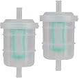 2Pcs Motorcycle Fuel Filter Compatible for Kawasaki Jet Ski 750 900 1100 ZXi JH1100-A1 JH750-C2 JH900-A2 49019-3712