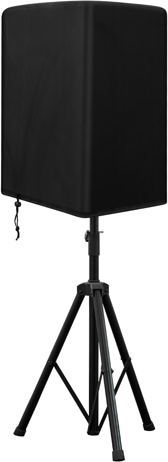 Speaker Cover for 8 Inch PA/DJ Powered Speaker Mounted on Stand