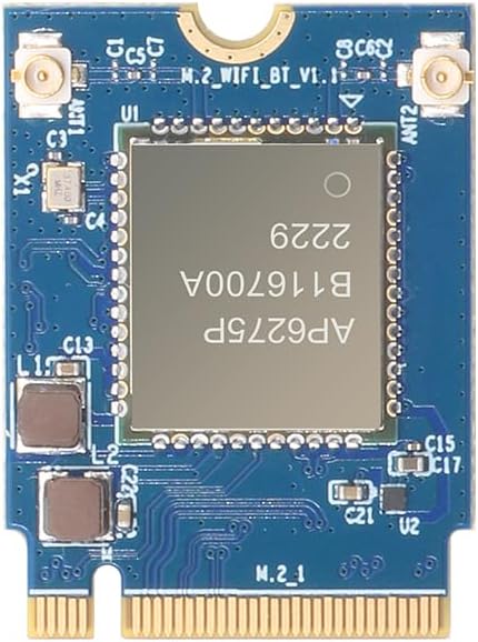Orange Pi 5 WiFi 6.0 Bluetooth 5.3 Module with Antenna Only for Orange Pi 5 WiFi Card