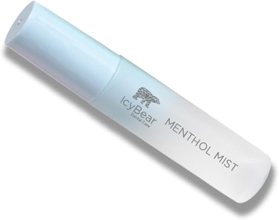 ICY Bear Long Lasting Menthol Mist Mouth Spray Pump - 17ml - Pocket Breath Freshener for Tongue and Mouth Treatment - Mouth Freshener Spray for Freshening Bad Breath and Dry Mouth Relief