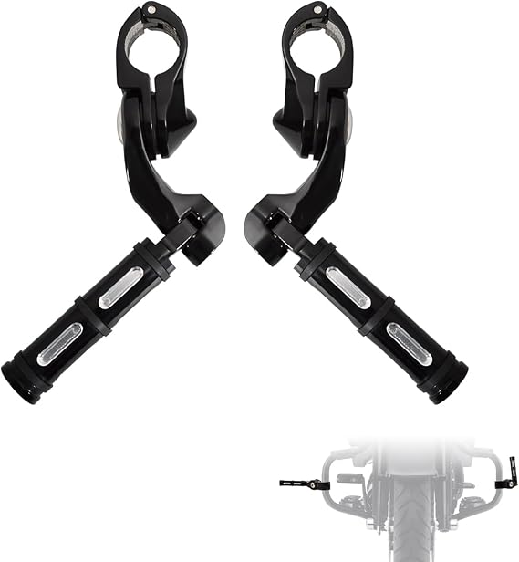 1.25" Adjustable Highway Pegs w/Mounts for Harley Touring FL Street Glide