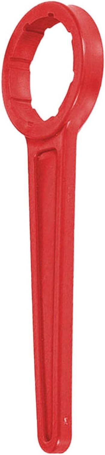 Container Lid Wrench for 20L 30L Plastic Drum Opener Cap Spanner Industrial Pail Removal Tool Leak-Proof Lid Opener Ergonomic Handle 245mm (red)