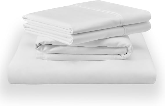 TEMPUR Classic Cotton Sheet Set White - Queen