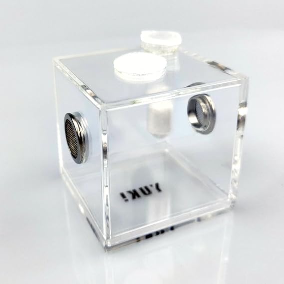 YUKI Transparent Reptile Cage for Jumping Spider Small Pet, Spider Terrarium Acrylic Reptile Breeding Box with Dropper Tongs Snail cage