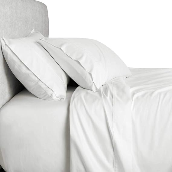 Luxurious Percale - 300 Thread Count 100% Egyptian CottonDuvet Set, 300TC, Queen, White