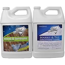 Black Diamond Stoneworks MARBLE & TILE FLOOR CLEANER and Wood & Laminate Floor Cleaner 2-Gallon Bundle