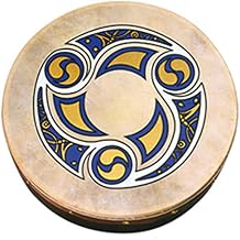 Waltons 18" Trinity Bodhran - Handcrafted Irish Instrument - Crisp & Musical Tone - Hardwood Beater Included w/Purchase