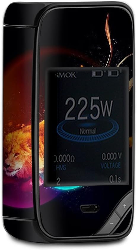 Skin Decal Vinyl Wrap for Smok X-Priv 225W TC Kit Vape skins stickers cover colorful lion planets