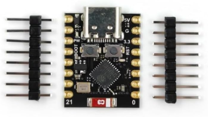 ESP32-C3 Super Mini Geliştirme Kartı, WiFi ve Bluetooth, Type-C USB, 4MB Flash, 400KB PSRAM, 160MHz