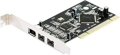 JMT PCI Combo Add on Cards 2X IEEE 1394B 9 Pin & 1x 1394A 6 Pin 1394 Extension Adapter PCI Controller Card for Firewire Destop PC