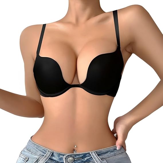 Push Up Bras Mulit-way Deep U Sexy Plunge Bralette