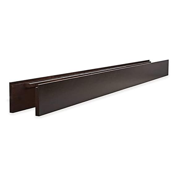 Full-Size Conversion Kit Bed Rails for Baby Appleseed and Eco-Chic Convertible Cribs - Solid Wood Rail - Toddler & Adult Bed Rail for Full-Size Beds - Nursery & Baby Furniture (Espresso, Bolt-On Kit)