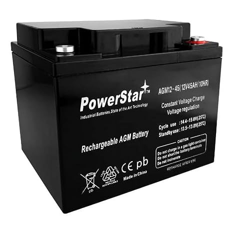 PowerStar Amstron AP12-40DC Replacement Battery 12V-45AH