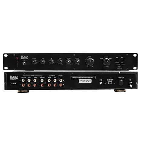 OSD Audio Pre-1 High Definition Preamplifier Multi Source Select Phono Ready