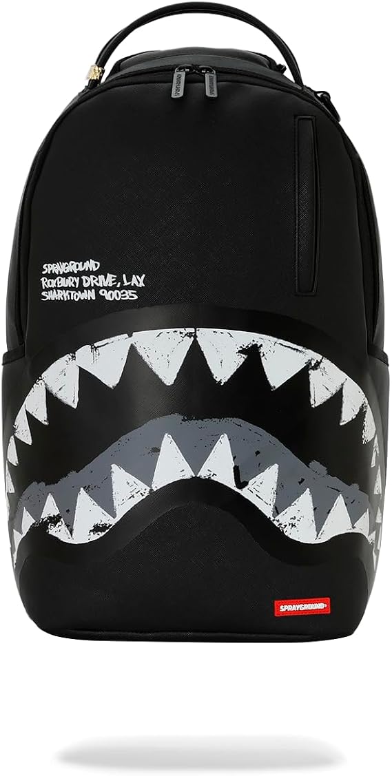 Sprayground GREY SHARK CENTRAL PAINTED BACKPACK