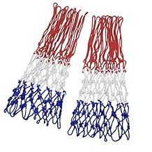Heavy Outdoor Indoor Basketball Net Replacement 2 Pack, All Weather Anti Whip, Suitable for Standard 12 Loops Rims