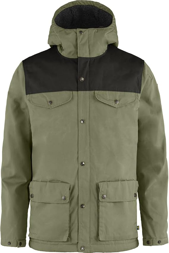 Fjallraven F87122620-030XL Greenland Winter Jacket M Green-Dark Grey XL