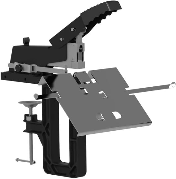 DKULMN Manual Book Stapler,eavy Duty Desktop Stapler, Heavy Duty Stapler Desktop Riding Stapler Saddle-Stitching Machine for Factory Office