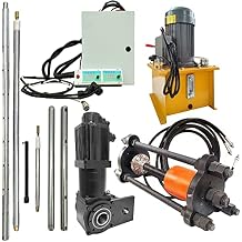 TECHTONGDA 110V 3KW Portable Line Boring and Welding Machine Kits with Crawler Pin Dismantling Machine, Euro Connector, 100T Hydrauli Track Pin Press Tool for Excavators, Loaders Chain Repairing