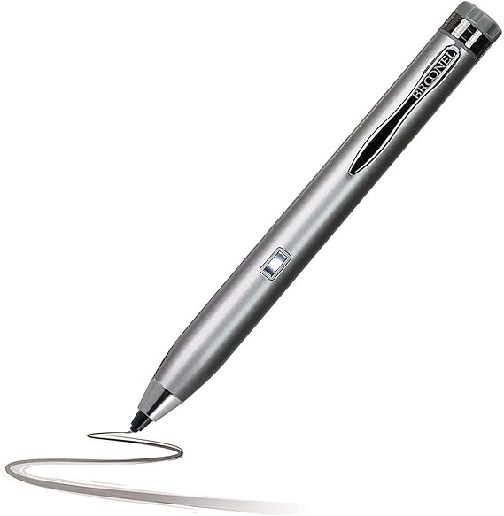 Silver Fine Point Digital Active Stylus Pen - Compatible with TECLAST P30T 10.1" Tablet