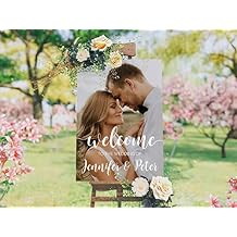 Wedding Signs, Wedding Welcome Sign, Welcome To Our Wedding Sign, Wedding Sign Board, Wedding Welcome Signs For Ceremony, Easel Stand For Wedding Sign, Wedding Shower Outdoor Sign #17