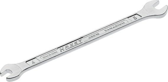 Hazet 450N- 4 X 5 Open End Wrenches