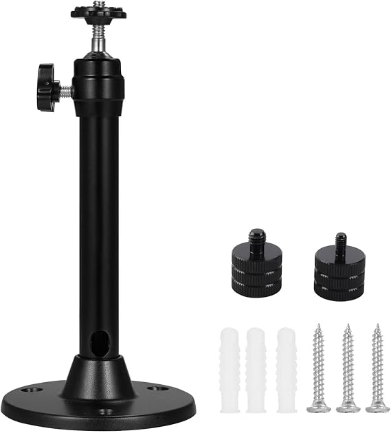 Docooler Mini Ceiling Wall Projector Mount Stand with 3 Screw Adapters Compatible with Most Other Mini Projector