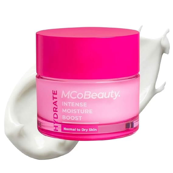 MCoBeauty Hydrate Intense Moisture Boost Rich Cream | Barrier Support, Daily Moisturiser for Dehydrated Skin, Moisturizer Cream, Vegan & Cruelty Free