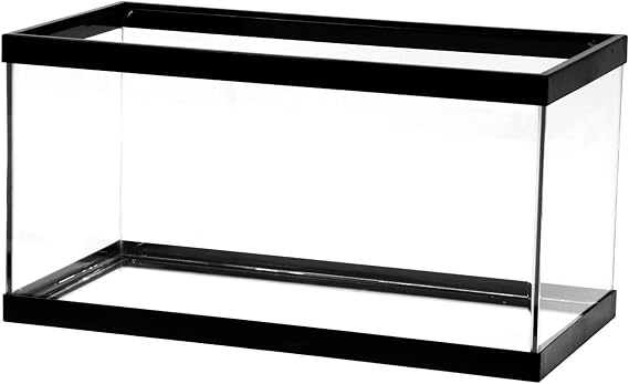 All Glass Aquarium AAG10015 Tank Black, 15-Gallon
