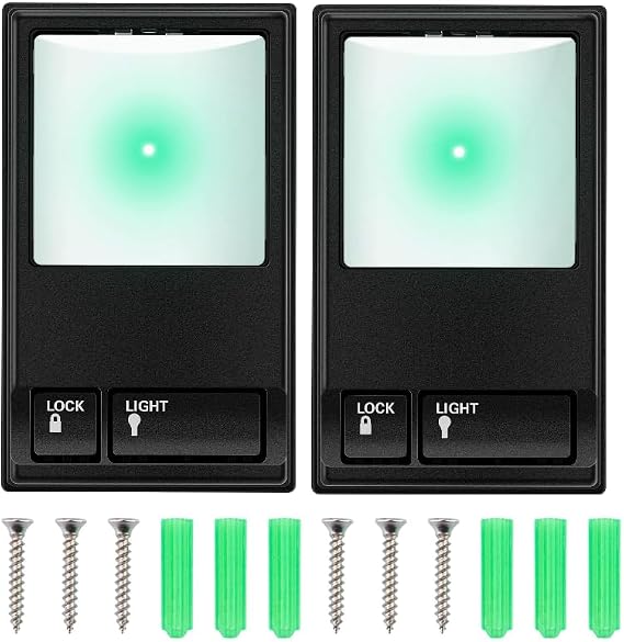 for LiftMaster 41A5273-1 78LM Multi-Function Wall Keypad Control Panel, Wall-Mounted Garage Door Console Opener Control Panel Replacement Wired Wall Keypad Button(2 Pack)