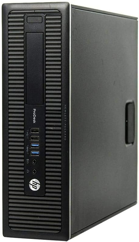 HP ProDesk 600 G1 SFF Desktop PC - Intel Quad Core i5 4570 3.2Ghz 8GB DDR3 RAM, 500GB, DVD, Display Port, USB 3.0, VGA, Keyboard, Mouse, WiFi Adapter, Windows 10 ProRenewed